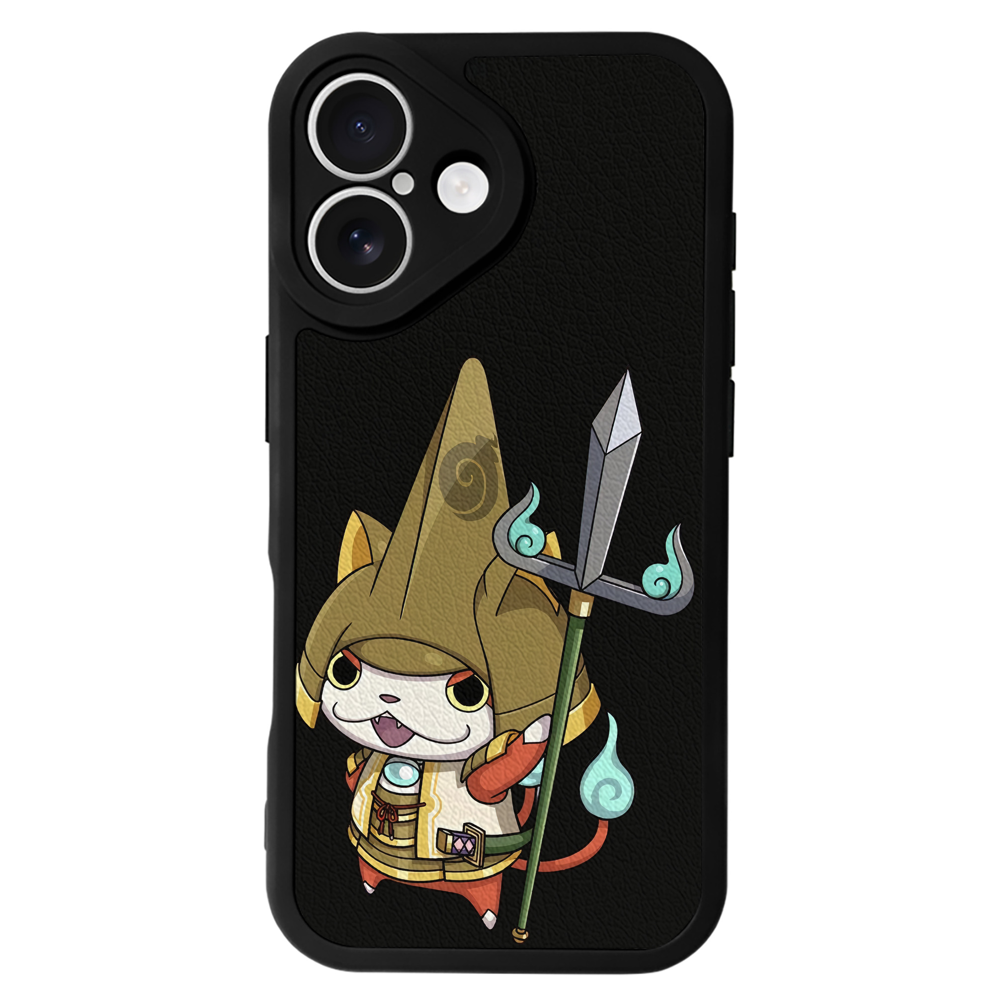 （画像用） 妖怪ウォッチ Yo-kai Watch 【iPhone 16シリーズ対応】シリコンスマホケース（レザー調） 材質：シリコン